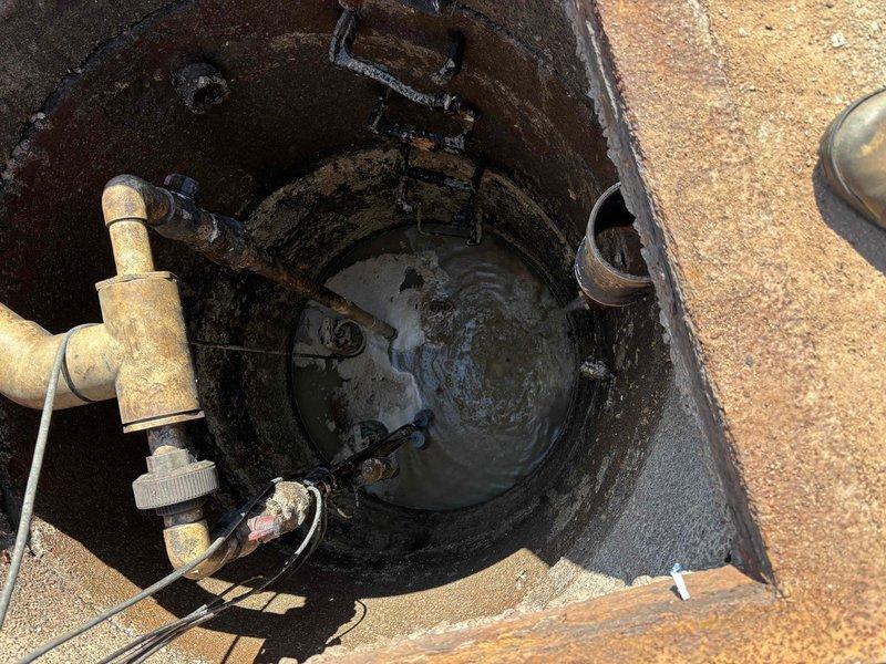 Performed inspection of underground utility vault and valve box systems. Documented current condition of plumbing infrastructure including brass pipe fittings, valve assemblies, and access points. Both locations showed significant corrosion, moisture accumulation, and aging of metal components requiring assessment for future maintenance needs. Performed inspection of underground utility vault and valve box systems. Documented current condition of plumbing infrastructure including brass pipe fittings, valve assemblies, and access points. Both locations showed significant corrosion, moisture accumulation, and aging of metal components requiring assessment for future maintenance needs.