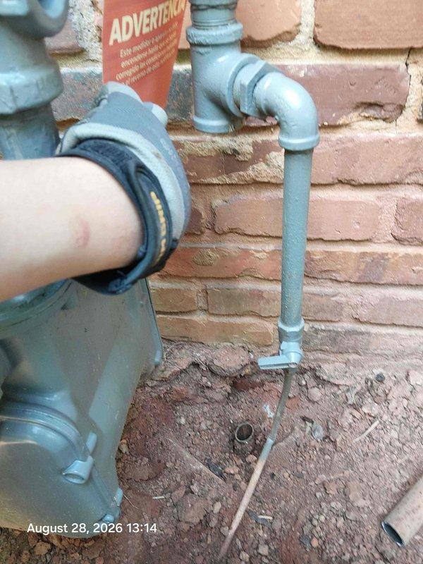 Completed gas line repair at exterior meter installation on brick wall structure. Addressed compromised gas piping system requiring replacement of corroded components and proper reconnection to existing meter assembly. Restored system integrity with code-compliant materials and verified proper operation of all connections and fittings upon completion. Completed gas line repair at exterior meter installation on brick wall structure. Addressed compromised gas piping system requiring replacement of corroded components and proper reconnection to existing meter assembly. Restored system integrity with code-compliant materials and verified proper operation of all connections and fittings upon completion.