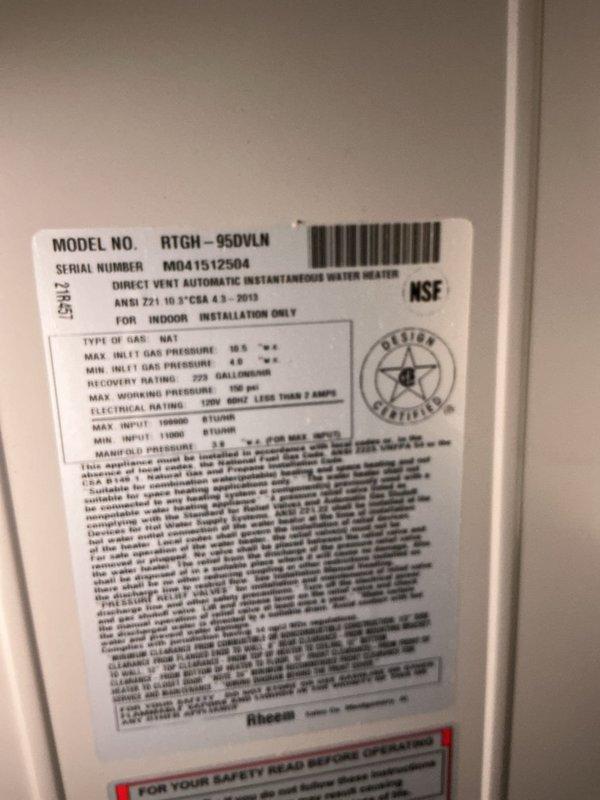 Atlanta, GA - Responded to service call for Rheem tankless water heater displaying error code 61 and no hot water production. Diagnosed and resolved the fault code issue, restoring hot water functionality to the unit. Repaired leaking sink and restored garbage disposal to proper working condition. Atlanta, GA - Responded to service call for Rheem tankless water heater displaying error code 61 and no hot water production. Diagnosed and resolved the fault code issue, restoring hot water functionality to the unit. Repaired leaking sink and restored garbage disposal to proper working condition.