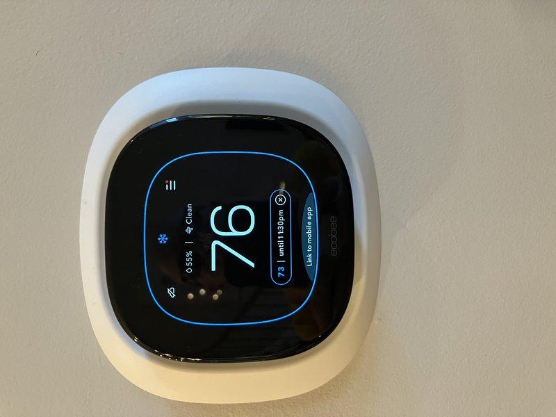 Responded to customer concern regarding unreliable cooling calls from EcoBee smart thermostat on main floor. Removed existing EcoBee unit and installed Honeywell Home Pro Series digital thermostat to match existing thermostats on other levels of the residence. Verified proper wiring connections, tested heating and cooling functions, and confirmed reliable system operation upon completion. Responded to customer concern regarding unreliable cooling calls from EcoBee smart thermostat on main floor. Removed existing EcoBee unit and installed Honeywell Home Pro Series digital thermostat to match existing thermostats on other levels of the residence. Verified proper wiring connections, tested heating and cooling functions, and confirmed reliable system operation upon completion.