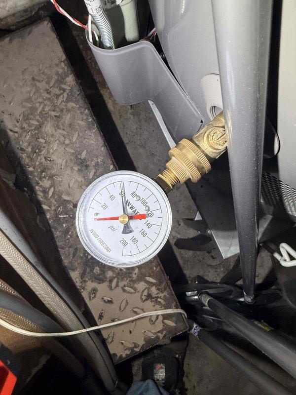 Completed extended diagnostic on HVAC system and water heating equipment. Performed comprehensive pressure testing and system evaluation using calibrated gauges to assess operational status of heating and cooling components. Inspected Rheem water heater installation, associated copper piping, expansion tank connections, and metal ductwork throughout mechanical space to identify any performance issues or required maintenance recommendations per quote specifications. Completed extended diagnostic on HVAC system and water heating equipment. Performed comprehensive pressure testing and system evaluation using calibrated gauges to assess operational status of heating and cooling components. Inspected Rheem water heater installation, associated copper piping, expansion tank connections, and metal ductwork throughout mechanical space to identify any performance issues or required maintenance recommendations per quote specifications.