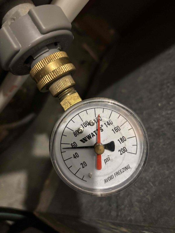 Responded to complaint of recurring sewer gas odor in basement area suspected to originate from sewage ejector pump system. Inspected plumbing installation including PVC drainage piping, water filtration system, and sewage pump assembly located in utility area. Examined pump connections, vent piping configuration, and pressure monitoring equipment to identify source of sewer gas intrusion. Verified proper operation of ejector pump and assessed integrity of trap seal and vent stack connections to eliminate odor issue. Responded to complaint of recurring sewer gas odor in basement area suspected to originate from sewage ejector pump system. Inspected plumbing installation including PVC drainage piping, water filtration system, and sewage pump assembly located in utility area. Examined pump connections, vent piping configuration, and pressure monitoring equipment to identify source of sewer gas intrusion. Verified proper operation of ejector pump and assessed integrity of trap seal and vent stack connections to eliminate odor issue.
