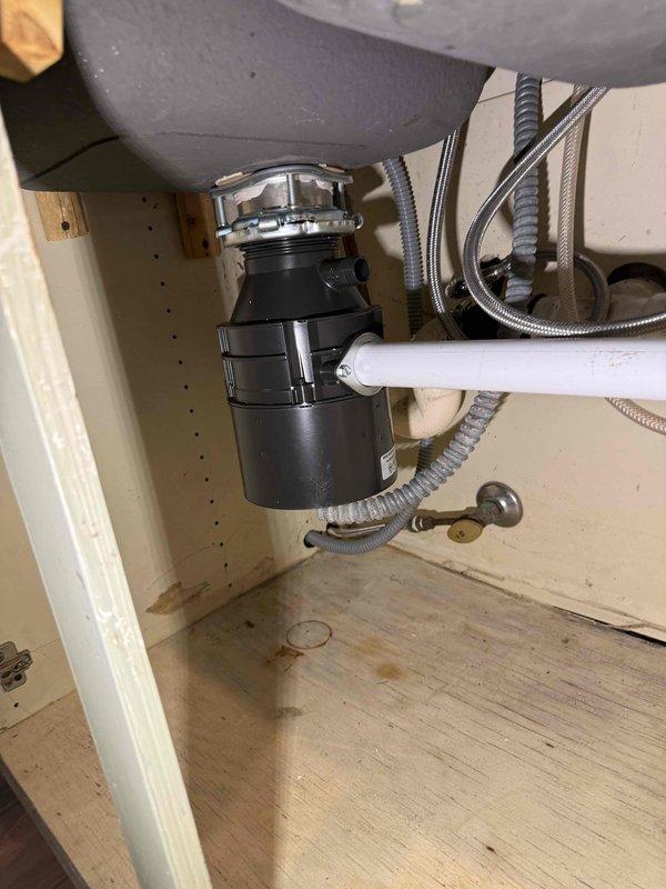 Completed three-item service call addressing multiple plumbing needs. Successfully installed new customer-provided toilet in bathroom and removed existing fixture for disposal. Installed new garbage disposal unit in kitchen sink where no disposal previously existed, including all necessary drain connections, mounting hardware, and electrical hookup. Diagnosed and repaired leak on master bathroom tub, resolving water intrusion issue. All installations tested and verified operational before departure. Completed three-item service call addressing multiple plumbing needs. Successfully installed new customer-provided toilet in bathroom and removed existing fixture for disposal. Installed new garbage disposal unit in kitchen sink where no disposal previously existed, including all necessary drain connections, mounting hardware, and electrical hookup. Diagnosed and repaired leak on master bathroom tub, resolving water intrusion issue. All installations tested and verified operational before departure.