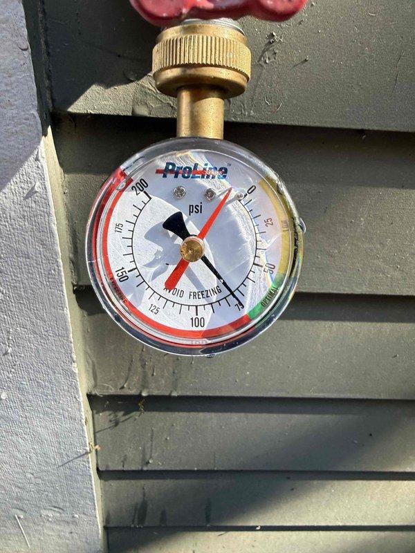 Assessed carriage house plumbing for garbage disposal installation at bar sink and evaluated water heater replacement options. Current unit is approximately 5-gallon capacity. Inspected existing under-sink plumbing configuration and cabinet space constraints. Reviewed pressure regulator system mounted on exterior with Prolite gauge showing proper PSI readings. Provided customer with comparative analysis of traditional tank versus tankless water heater systems suitable for carriage house application. Assessed carriage house plumbing for garbage disposal installation at bar sink and evaluated water heater replacement options. Current unit is approximately 5-gallon capacity. Inspected existing under-sink plumbing configuration and cabinet space constraints. Reviewed pressure regulator system mounted on exterior with Prolite gauge showing proper PSI readings. Provided customer with comparative analysis of traditional tank versus tankless water heater systems suitable for carriage house application.