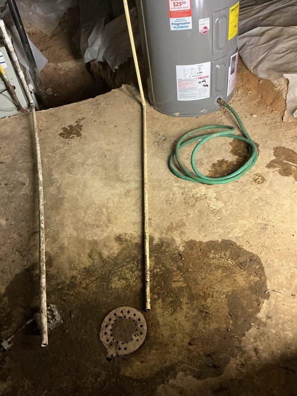 Responded to customer complaint of basement drain backing up during washer usage and slow drainage in kitchen sink. Upon inspection, identified clogged main drain line affecting multiple fixtures. Cleared blockage in basement floor drain using appropriate drain cleaning equipment. Verified proper drainage flow restored to both washing machine discharge and kitchen sink drain lines. Water staining on basement floor indicated previous backup issues, consistent with customer's reported symptoms. All fixtures tested and confirmed draining properly upon completion of service. Responded to customer complaint of basement drain backing up during washer usage and slow drainage in kitchen sink. Upon inspection, identified clogged main drain line affecting multiple fixtures. Cleared blockage in basement floor drain using appropriate drain cleaning equipment. Verified proper drainage flow restored to both washing machine discharge and kitchen sink drain lines. Water staining on basement floor indicated previous backup issues, consistent with customer's reported symptoms. All fixtures tested and confirmed draining properly upon completion of service.