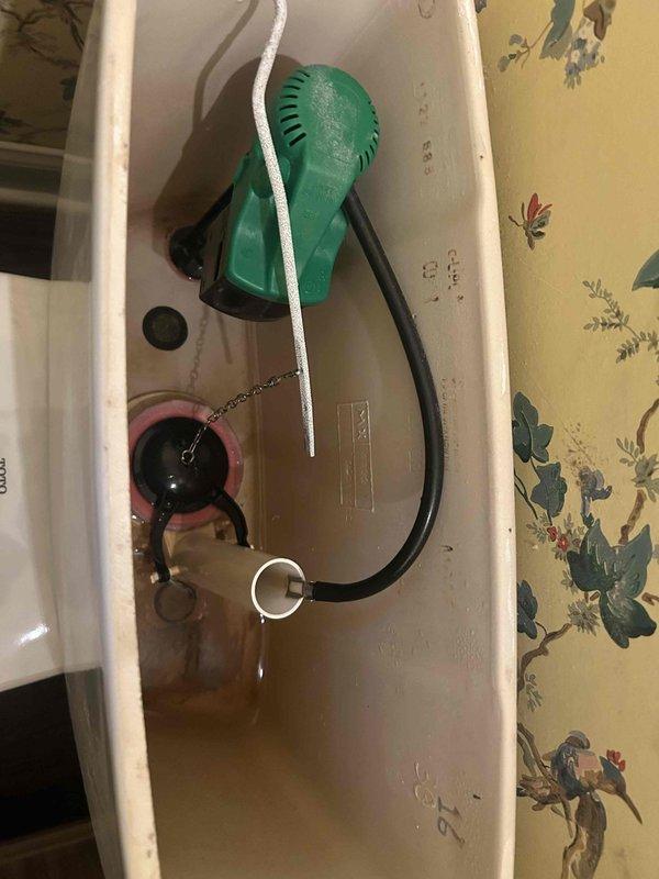 Inspected the running toilet and found the flapper and fill valve assembly worn, with mineral buildup and staining throughout the tank, causing continuous water flow into the bowl. Serviced the tank components to restore proper seal and water-level control, then tested flush and refill cycles to confirm the leak was resolved. Checked the other toilet in the home and found similar tank conditions, with the fill valve and flapper assembly showing comparable wear. Inspected the running toilet and found the flapper and fill valve assembly worn, with mineral buildup and staining throughout the tank, causing continuous water flow into the bowl. Serviced the tank components to restore proper seal and water-level control, then tested flush and refill cycles to confirm the leak was resolved. Checked the other toilet in the home and found similar tank conditions, with the fill valve and flapper assembly showing comparable wear.