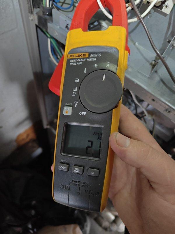 Performed tune-up service on three furnaces in century home. Conducted electrical testing with Fluke 902FC clamp meter to verify proper amperage draw. Inspected and examined internal wiring connections to ensure system safety and optimal performance.