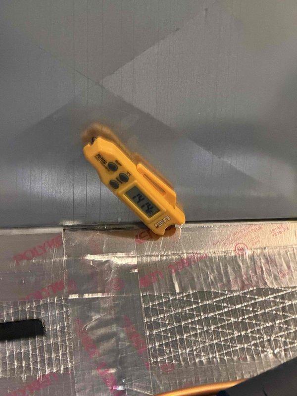 Responded to call for heating issue where furnace was blowing cool air with thermostat displaying code 126 (High Temp Cycle Active). Performed diagnostic inspection including temperature measurements at supply ductwork. Discussed and provided literature for REME-LED air purification system as an option for customer with health concerns.