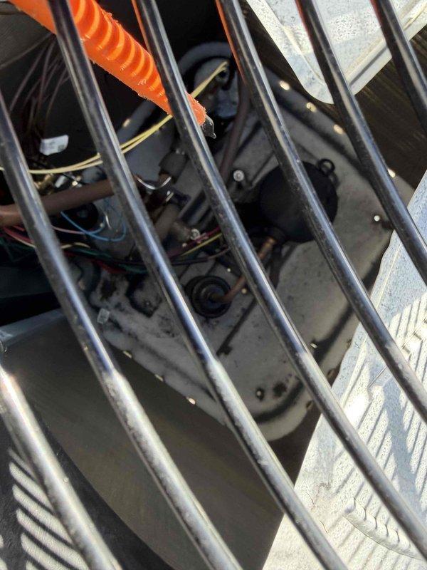 Completed quoted repair work on HVAC unit per customer agreement. Upon arrival, accessed internal components through protective grating and inspected mechanical parts, wiring, and fan assembly. Serviced system to resolve identified issues and restored equipment to proper operational condition.