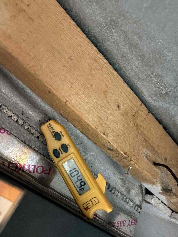 Performed scheduled maintenance tune-up service on HVAC system. Conducted electrical diagnostics using Fieldpiece SC640 multimeter, confirming proper voltage readings of 44.63V. Also tested ambient conditions with digital measurement tool showing 19.9° reading. Customer renewed annual maintenance plan with initial service completed successfully.