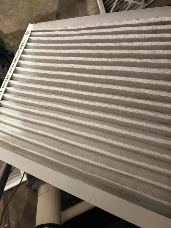 Diagnosed short cycling issue in furnace, identified deteriorated junction with significant corrosion at panel connection point. Replaced dirty air filter with new pleated filter to improve system airflow and prevent continued cycling problems.
