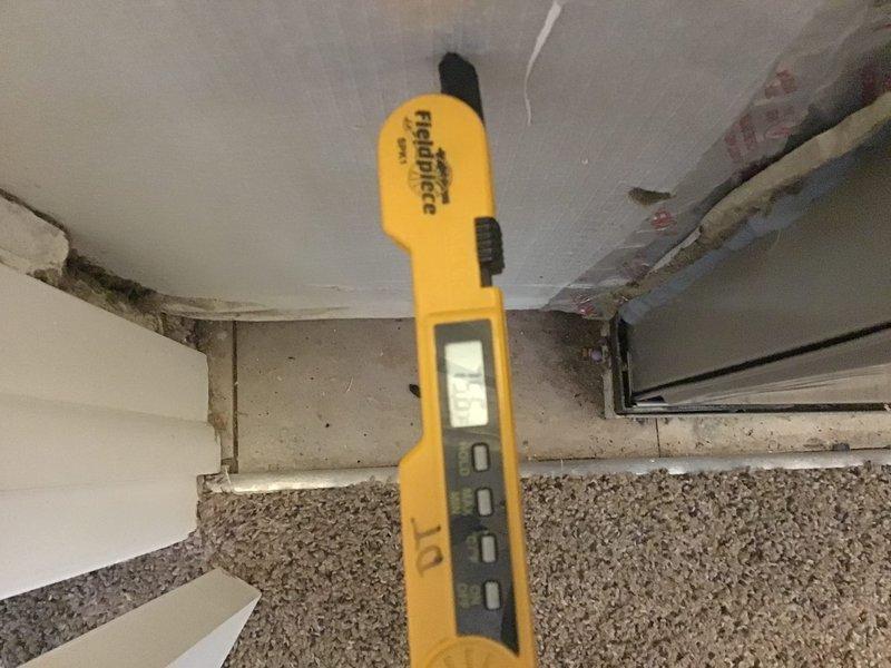 Responded to callback on new installation not heating. Performed gas pressure diagnostics using dual-port manometer which showed reading of 352, confirming proper gas supply. Used Fieldpiece diagnostic tool to check system functionality. Verified unit operation and ensured heating system now working correctly.