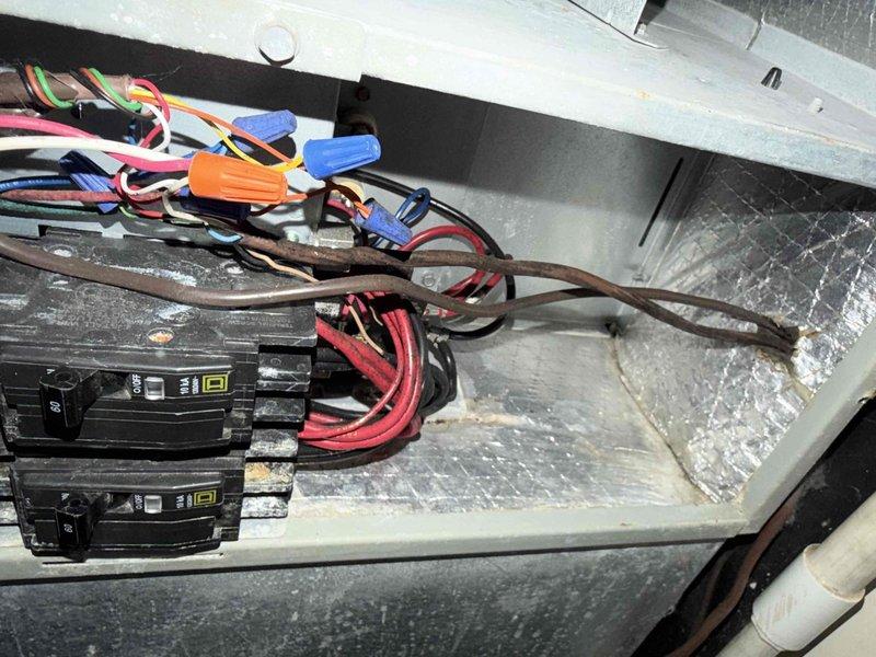 Performed annual heating maintenance service on residential HVAC system. Inspected blower assembly and motor connections, cleaned components, and verified proper electrical connections at the breaker panel. All systems functioning properly with no issues identified.