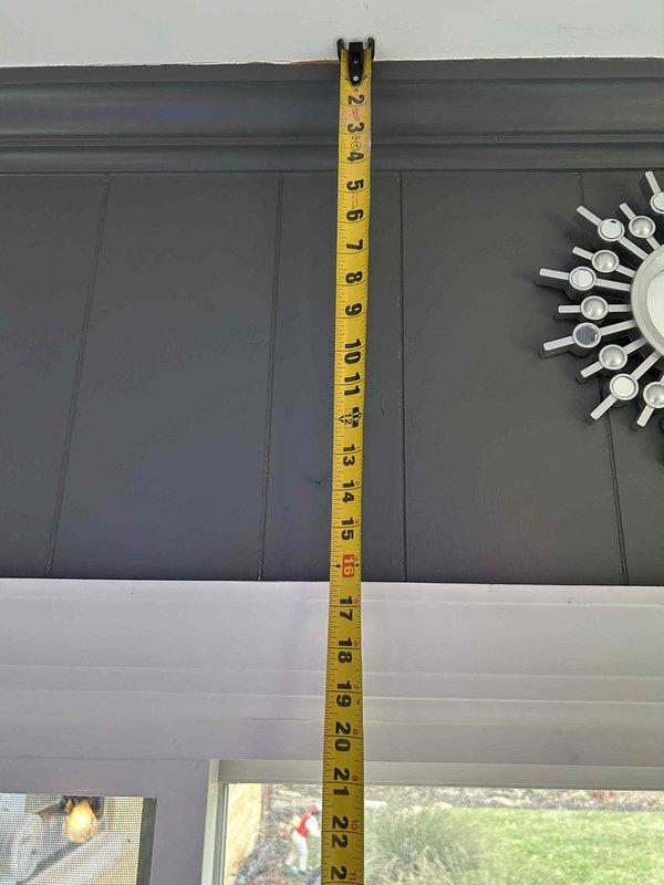 Conducted comprehensive site evaluation for potential new customer seeking full HVAC system installation plus mini split for sunroom. Documented existing equipment specifications (model ADD080C936C4/K3911) and took critical measurements of installation areas. Customer indicated they are obtaining multiple competitive quotes for comparison.