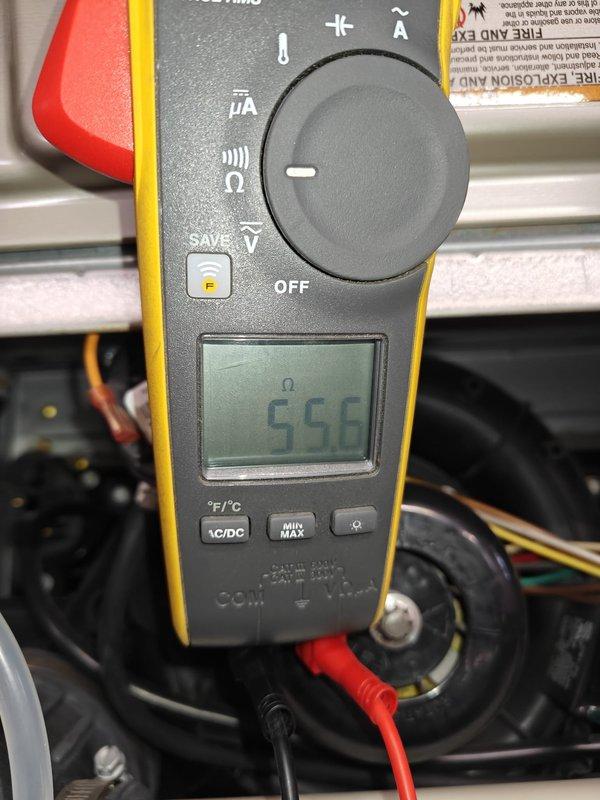 Performed annual heating maintenance service including electrical testing with Fluke 902FC HVAC clamp meter. Measured amperage draw (0.2A) and verified electrical resistance (55.6Ω) of system components to ensure proper operation. All readings within manufacturer specifications.