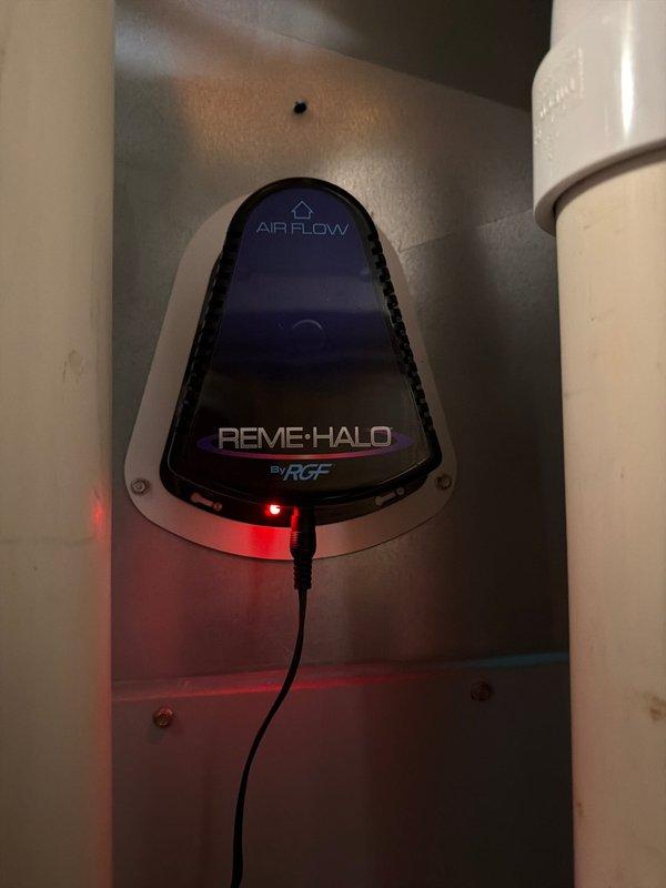 Performed annual heating maintenance service on system. Replaced standard air filter with new pleated filter and verified proper operation of installed REME HALO air purification system. This service completes the current maintenance plan which has now expired.