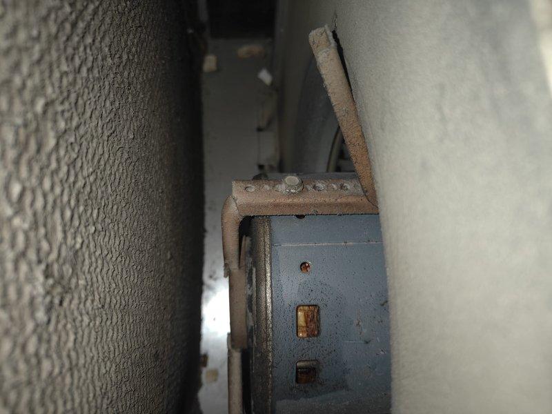 Performed annual heating maintenance service on residential unit. Inspected system components and connections in tight utility space. Tested electrical parameters with Fluke 902FC HVAC Clamp Meter, recording measurements of 1.3 amps, confirming system is operating within normal parameters.