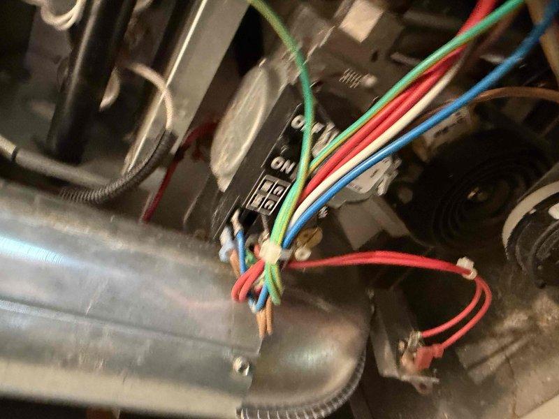 Performed annual heating maintenance on system including inspection of electrical components and connections. Verified proper wiring integrity at the control board and checked all terminal connections for security. Replaced air filter as specified in service notes.
