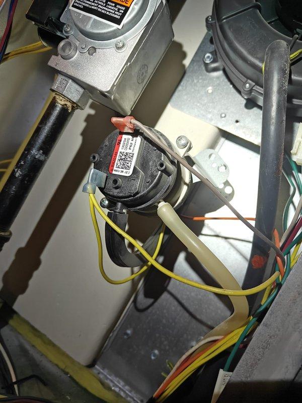 Performed scheduled cooling maintenance and completed quoted repairs on residential HVAC system. Inspected electrical components including pressure switches and control wiring, and conducted ignition system testing with specialized diagnostic tool. All components now functioning within manufacturer specifications.