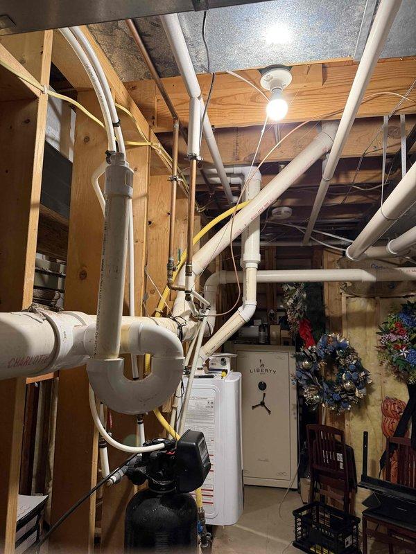 Performed comprehensive heating maintenance on dual system installation. Conducted diagnostic testing on primary furnace with Fieldpiece meter showing 149V reading, inspected electrical connections and gas valve assembly. Secondary system in utility area with PVC venting was also examined and serviced according to manufacturer specifications.