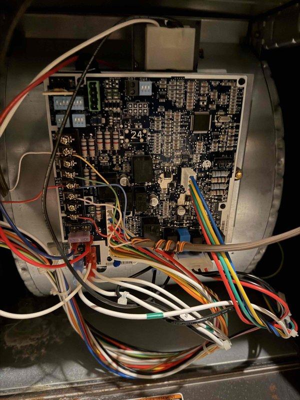 Performed heating maintenance service on residential system. Inspected control board and wiring connections for proper functionality. Tested burner operation with diagnostic equipment, confirming proper flame pattern and combustion.