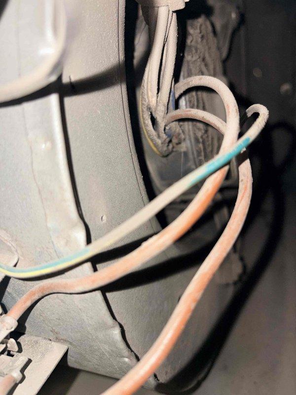Responded to no heat call at commercial property. Upon inspection, found electrical wiring issues within the furnace and a problematic blower assembly. Repaired electrical connections and serviced the blower motor to restore heating function.
