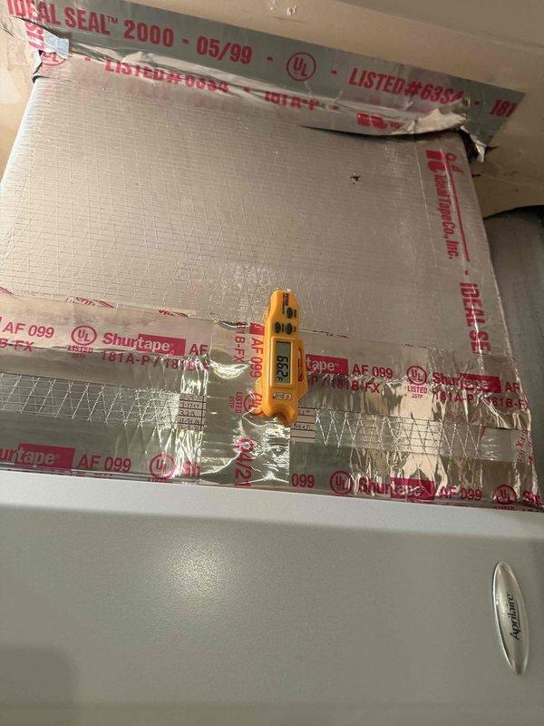 Responded to a no-heat complaint where customer experienced intermittent heat loss over the weekend. Performed diagnostic inspection of the furnace, examining the blower motor assembly, control board connections, and wiring. Checked system temperature using digital gauge on insulated components, confirming proper operation at time of service.