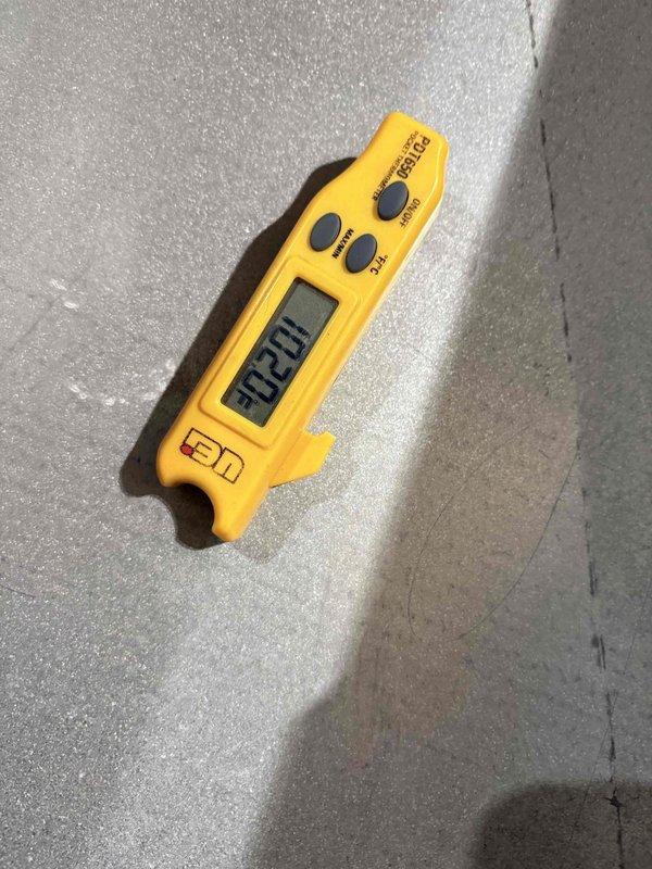 Responded to customer complaint of no heat with error code displayed on thermostat. Diagnostic testing revealed gas pressure measuring 0.29" WC, significantly below manufacturer specifications. Adjusted gas pressure to proper levels and verified proper operation of the Honeywell thermostat, confirming heat cycle is now functioning normally.