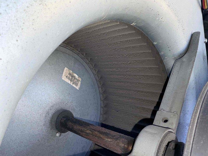 Performed first service of annual maintenance agreement on commercial HVAC system at Pro Door Manufacturing. Inspected blower assembly which showed signs of rust on the shaft. Examined motor components and electrical connections, documenting filter and belt specifications for upcoming scheduled maintenance visits as required by the agreement.