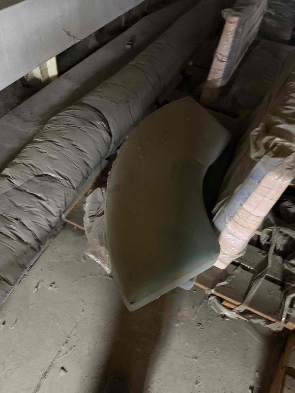 Completed quoted repair work on commercial HVAC system with extensive ductwork. Serviced insulated metal ducts in utility space, addressing issues with deteriorated insulation and compromised connections. Customer has been notified that their requested part is currently stored in our facility, and they will receive an ETA/lead time call regarding installation scheduling.