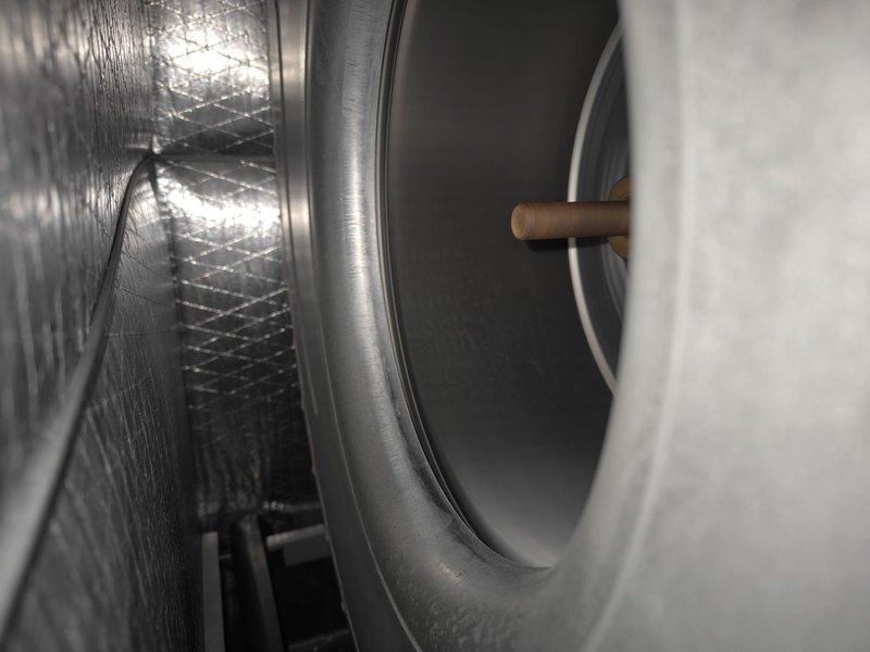 Performed annual heating system maintenance service. Conducted electrical measurements with readings of 345 volts verified using multimeter. Inspected ductwork and ventilation components, confirming proper condition of metal surfaces with no visible damage or deterioration.