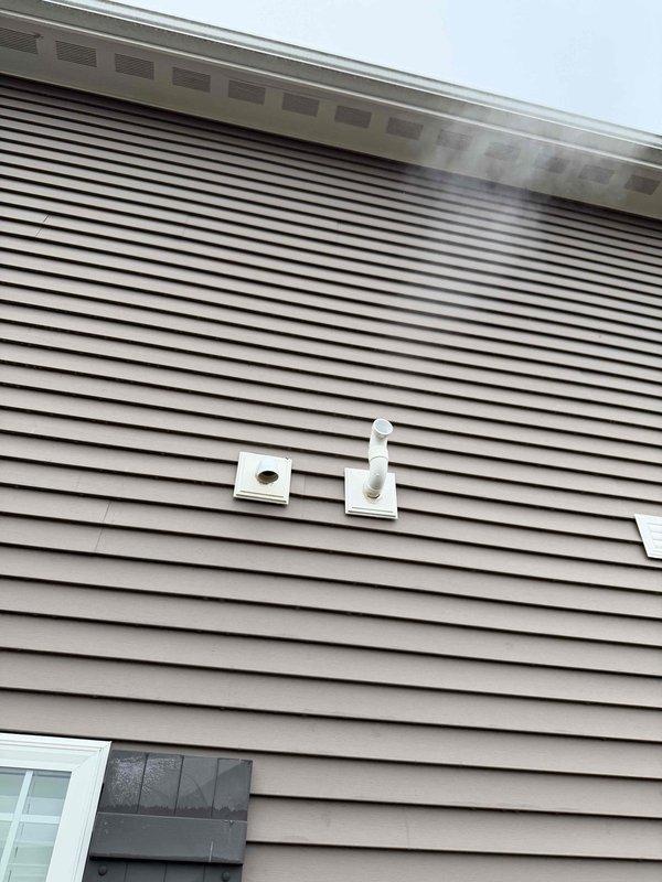 Completed annual heating maintenance service on residential forced air system. Inspected exterior venting terminations and confirmed proper clearance and condition. Examined heat exchanger assembly and verified all connections are secure with no signs of deterioration or leakage.