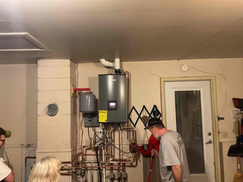 Successfully installed a new Lochinvar Combi-boiler with connections to existing supply/return lines, domestic water, PVC intake/exhaust, drain line, electrical, and thermostat. Installation included new air separator, circulating pump, filter, and protector fluid along with an easy valve kit to complete the comprehensive boiler system upgrade.