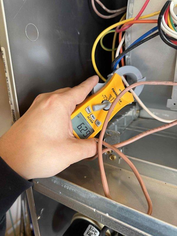 Performed second opinion diagnostic on 8-year-old Carrier HVAC system that had previously been serviced by another company for a recurring issue. Conducted electrical testing, showing 232V at the control panel, and inspected ventilation components including heat exchanger. Visual assessment confirmed competitor's diagnosis of heat exchanger issue. Provided customer with replacement options and system upgrade alternatives as requested.
