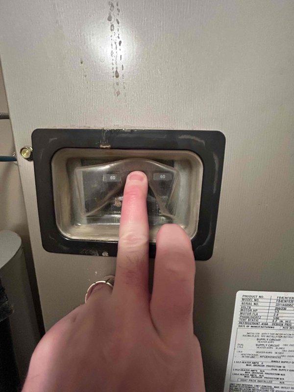 Conducted on-site evaluation for heat pump and furnace replacement system. Assessed existing thermostat controls and electrical panel capacity to determine compatibility requirements for new HVAC equipment installation. Documented current system configuration and electrical infrastructure through photographic records to support equipment sizing recommendations and installation planning.