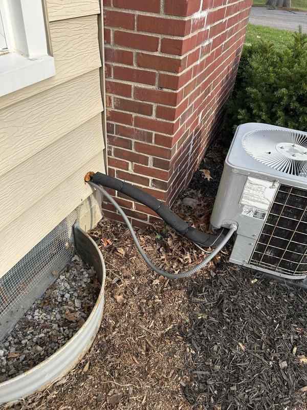 Conducted comprehensive replacement estimate for 36-year-old residential HVAC system including outdoor condensing unit and indoor air handler with associated ductwork. Documented existing equipment configuration and captured detailed photos of both exterior condenser location and basement mechanical room to provide accurate replacement specifications and pricing via email follow-up.
