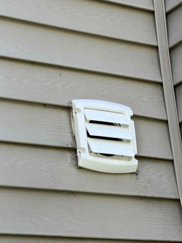 Completed dryer vent cleaning and restoration service. Removed extensive accumulation of lint, dust, and debris from interior ductwork, which showed significant contamination and rust buildup on metal surfaces. Cleaned exterior vent cover and verified proper airflow upon completion.