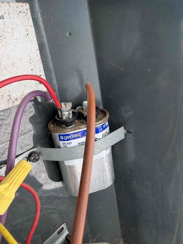 Installed replacement condensing fan motor on commercial HVAC unit after retrieving part from supplier will call. Verified proper electrical connections to capacitor and tested system operation to ensure adequate airflow and cooling performance.