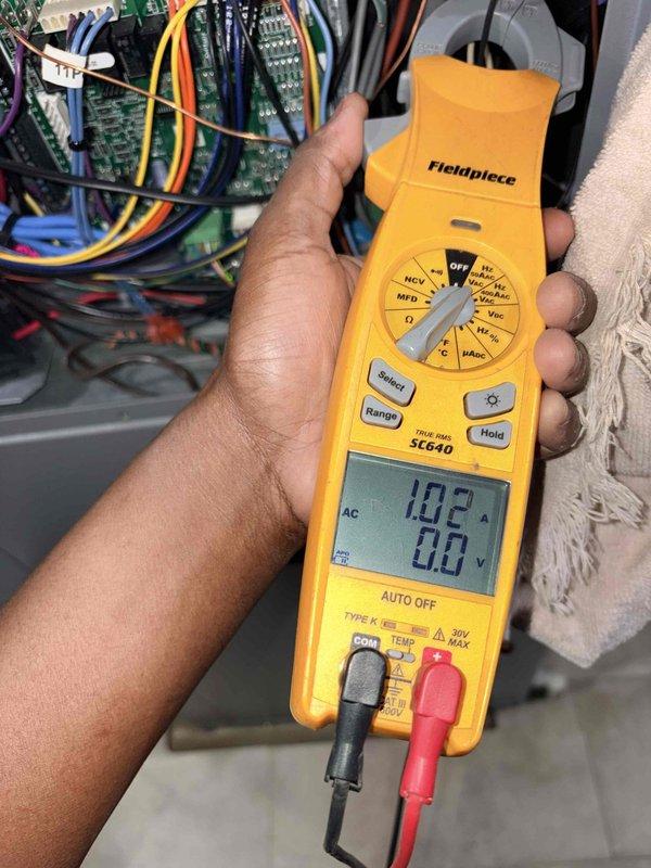 Completed annual cooling maintenance on Water Furnace Series geothermal heat pump system. Performed comprehensive system inspection, verified electrical parameters using clamp meter with readings of 1.02 amps, inspected control board wiring connections and circuit components, and confirmed proper operation of all system controls. Unit operating within normal specifications with no deficiencies noted.