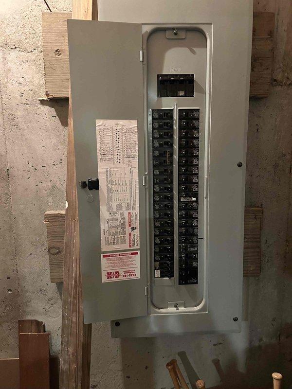 Completed full HVAC system replacement estimate for customer who previously received quote two years ago and initially opted for repair service. Customer now ready to proceed with complete system replacement and requested 60-month interest-free financing option. Documented existing electrical panel configuration and exterior equipment location with photos for replacement planning purposes.
