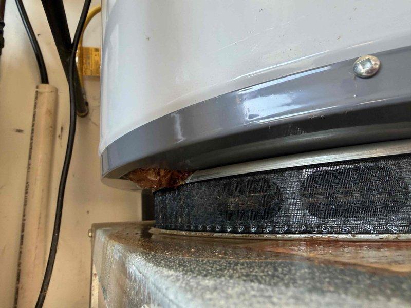 Completed comprehensive assessment and quotation for water heater replacement. Inspected existing A.O. Smith 40-gallon natural gas water heater showing signs of age-related deterioration, including significant rust staining and corrosion on the base platform, surface condensation on tank exterior, and visible moisture damage to surrounding concrete foundation. Documented current unit specifications (Model G9-T2040NVR 400, ANSI Z21.10.1-CSA 4.1-2014 certified) and evaluated existing plumbing connections, gas line configuration, and venting system. Photographed equipment condition, installation environment, and corrosion patterns to support replacement recommendations. Provided detailed estimate for new water heater installation including removal and proper disposal of existing unit, preparation of installation area to address moisture issues, and connection to existing natural gas and water supply lines.