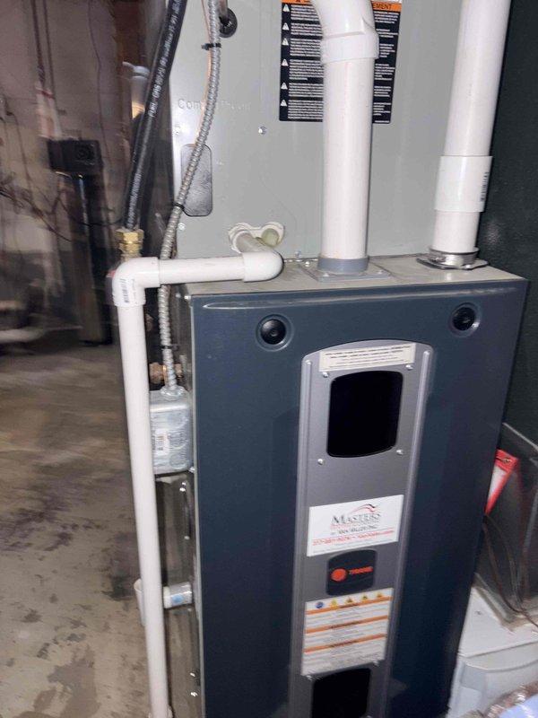 Completed comprehensive AC tune-up on Trane XV20 condenser unit and associated furnace system. Performed standard maintenance procedures including inspection of all major components, verification of refrigerant levels, cleaning of condenser coils, testing of electrical connections, and system performance evaluation to ensure optimal operation for the cooling season.