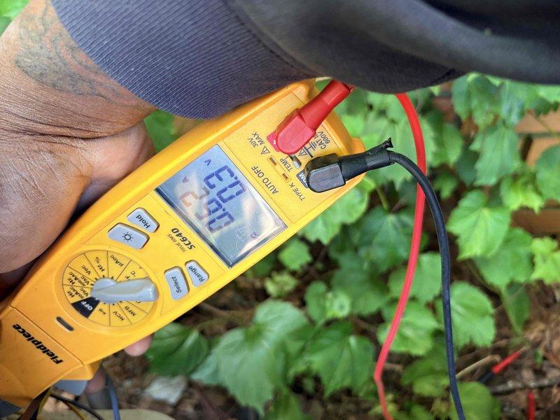 Completed annual cooling maintenance on residential air conditioning system. Performed comprehensive inspection of outdoor condenser unit, verified proper operation of compressor and condenser fan, and took electrical measurements to confirm system performance within manufacturer specifications. Unit operational with all components functioning properly.