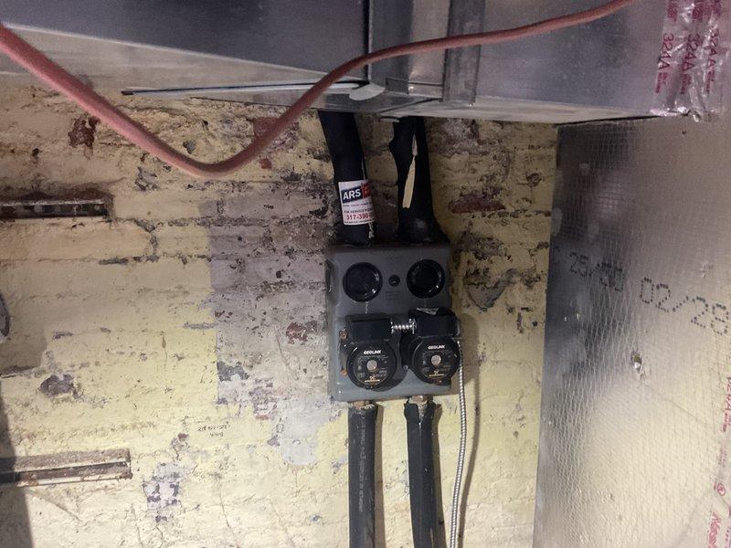 Completed scheduled cooling maintenance on residential HVAC system. Performed standard preventative maintenance procedures including electrical testing and measurements of system components, inspected condensate pump assembly and drainage system for proper operation, and verified all mechanical connections and piping integrity. System operating within normal parameters upon completion of maintenance visit.