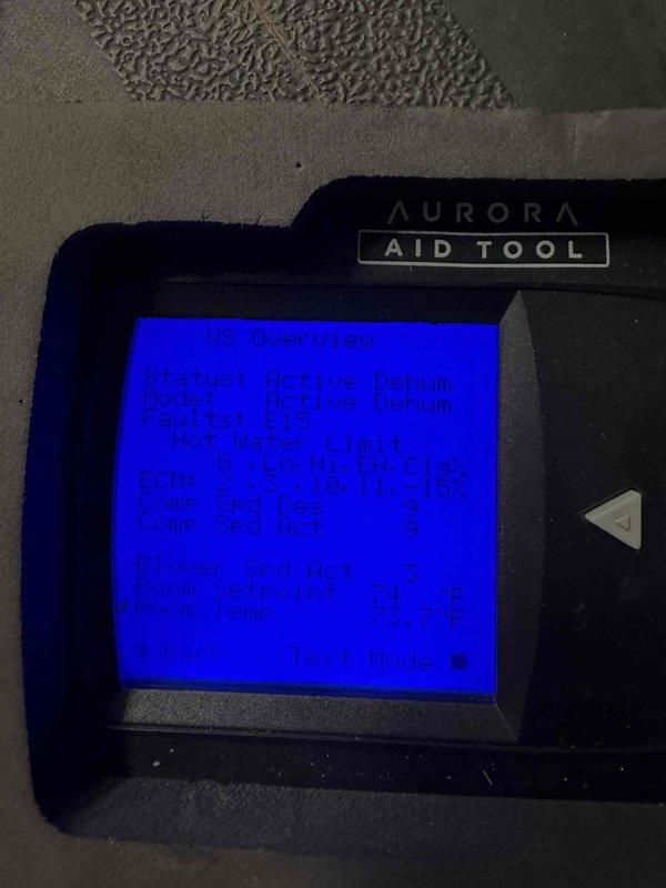 Completed first 2026 cooling maintenance service on geothermal system. Inspected blower motor assembly and verified proper operation, checked all electrical connections and wiring harness for secure termination, and utilized diagnostic tool to assess system performance parameters. All components found in good working condition with no deficiencies noted.