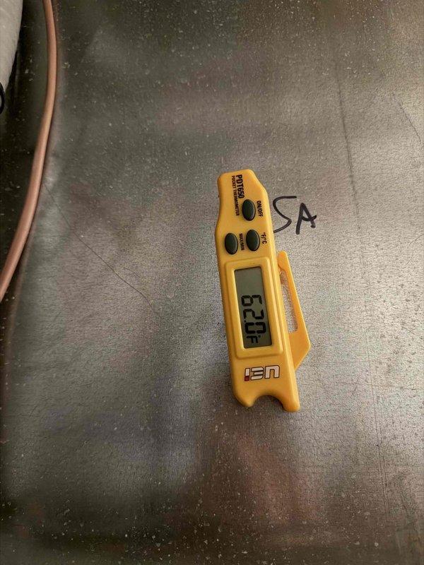 Responded to callback for unit not operating correctly following previous service visit. Upon arrival, performed diagnostic testing of HVAC system. Measured supply air temperature at 62.9°F using infrared thermometer. Connected refrigerant manifold gauges and digital analyzer to system, recording superheat and subcooling readings. Observed elevated temperature readings during diagnostic process, indicating potential compressor or refrigerant charge issues. Inspected condenser coil condition and verified proper airflow through fins. System requires further evaluation to determine root cause of continued malfunction and restore proper cooling operation.