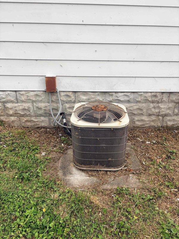 Replaced three 6-inch supply ductwork runs and one 16-inch return air run in basement area to restore proper airflow distribution throughout the system. Installed new 4-inch media filter cabinet to improve air filtration efficiency. Performed complete tune-up and preventative maintenance on both furnace and air conditioning condenser unit, including inspection of all components, cleaning, and system testing to ensure optimal operation.