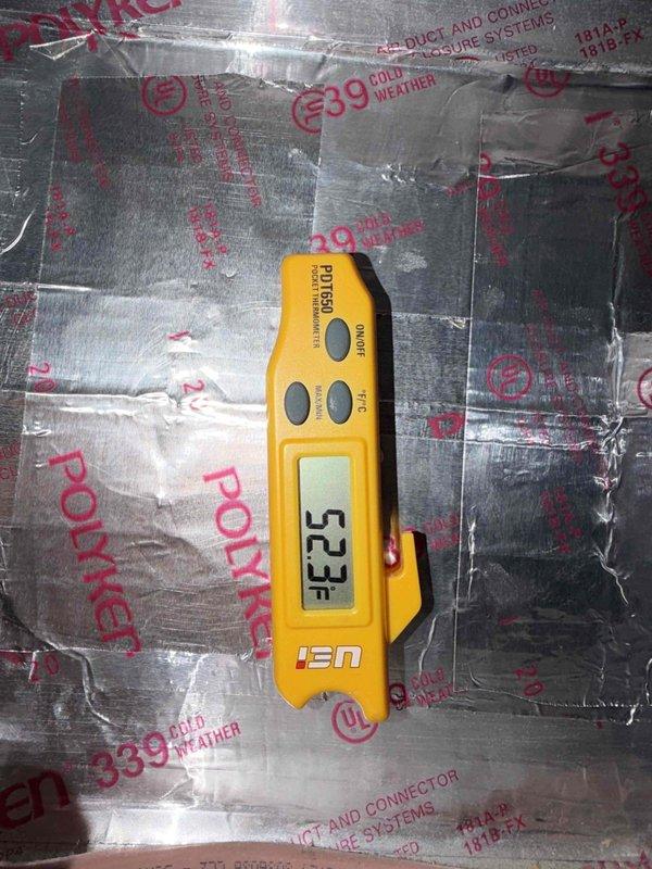 Completed comprehensive AC tune-up including system diagnostics and performance verification. Measured supply air temperature at 52.5°F at the ductwork, confirming proper cooling output. Tested electrical components using multimeter, verifying capacitor functionality and system amperage draw within manufacturer specifications. All readings indicated normal operating parameters with no deficiencies noted during inspection.