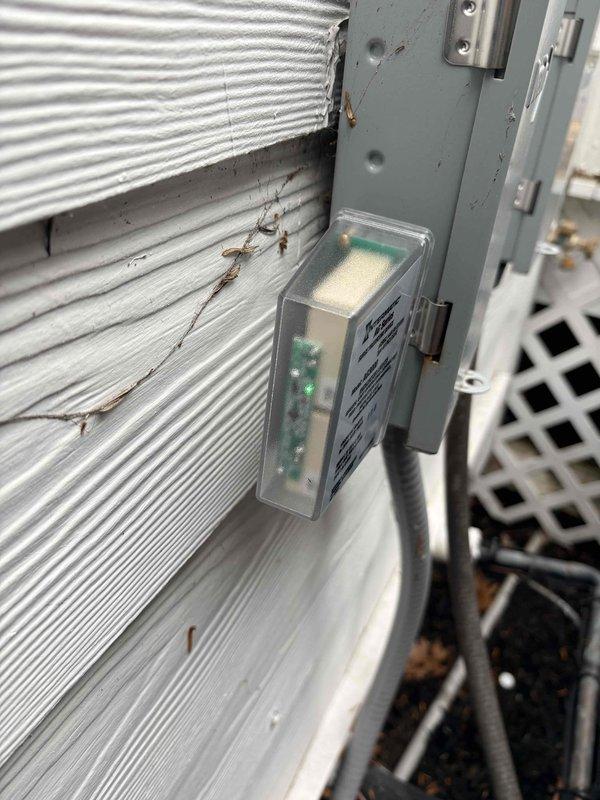 Responded to no cooling complaint on heat pump system. Diagnosed failed defrost control board preventing proper defrost cycle operation. Replaced defective defrost board with OEM replacement part, verified proper mounting and electrical connections. Tested system operation and confirmed unit cycling correctly with temperature reading of 55.5°F at condenser, restoring normal cooling function.