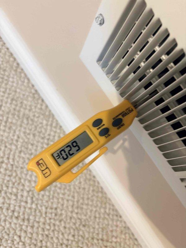Responded to report of failing damper in HVAC system. Performed diagnostic evaluation and confirmed damper malfunction affecting airflow distribution. Replaced defective damper under warranty coverage, verified proper operation, and tested air temperature output at multiple registers to ensure system is functioning correctly.